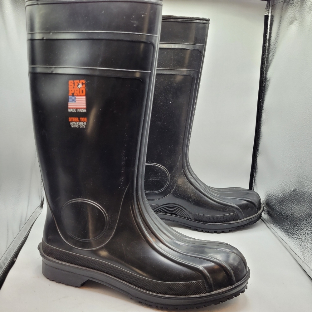 SFC Pro Steel Toe Slip And Oil Resistant Boots Size 11